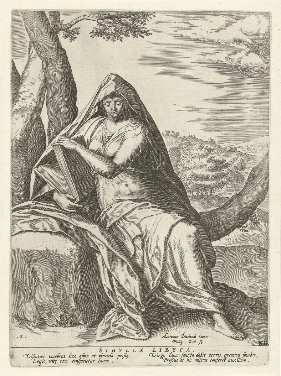 Libische Sibille by Unknown, print, 1575