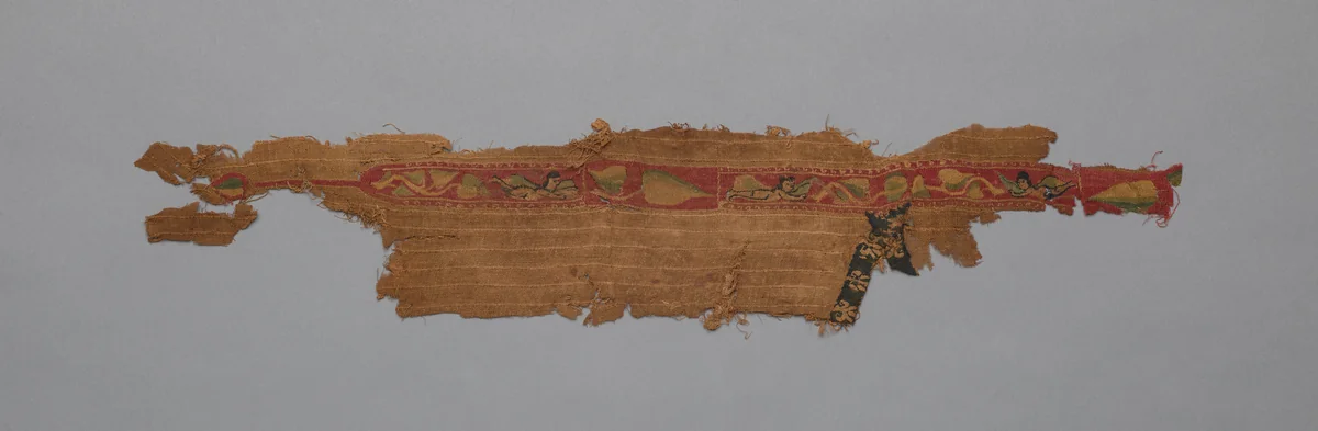 Fragment from a Tunic: Neck Opening by Unknown, textile, 600-699