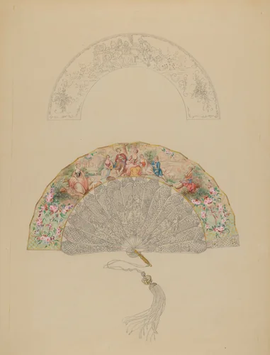 Fan by Rosalia Lane, index of american design, 1936
