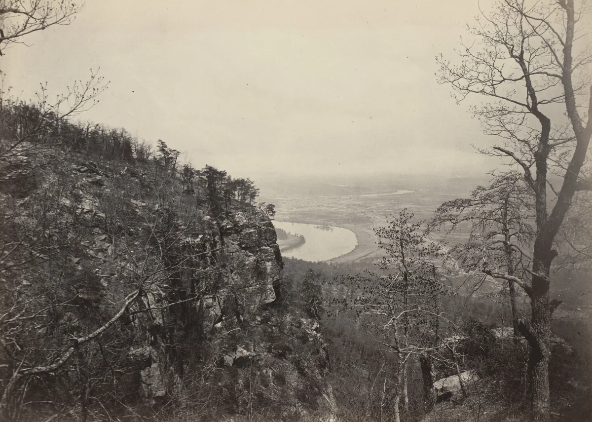 Chattanooga Valley, from Lookout Mountain from the album Photographic Views of Sherman's Campaign by George N. Barnard, photograph, 1864