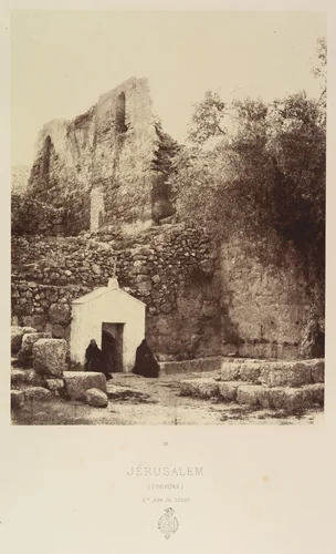 Jérusalem. (Environs) St Jean du Désert by Louis de Clercq, photograph, 1860
