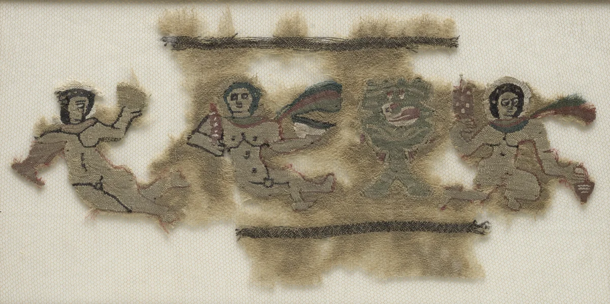 Fragment of a Border by Unknown, textile, 800-899