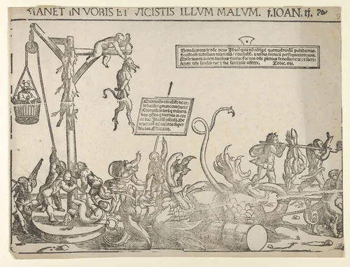 Children's Crusade by Monogrammist LIW, print, 1545-1555