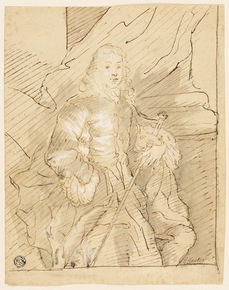 Earl of Mountrath by Godfrey Kneller
Peter Lely, drawing, 1666-1723
