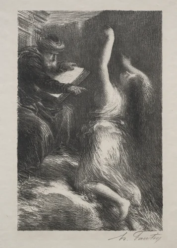Parsifal, Act II: Evocation of Kundry by Henri Fantin-Latour, print, 1881-1891