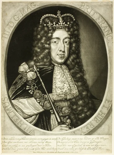 William III, King of England by Pieter Schenk, print, 1689-1700