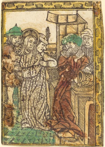Pilate Washing His Hands by German 15th Century, print, 1470-1480