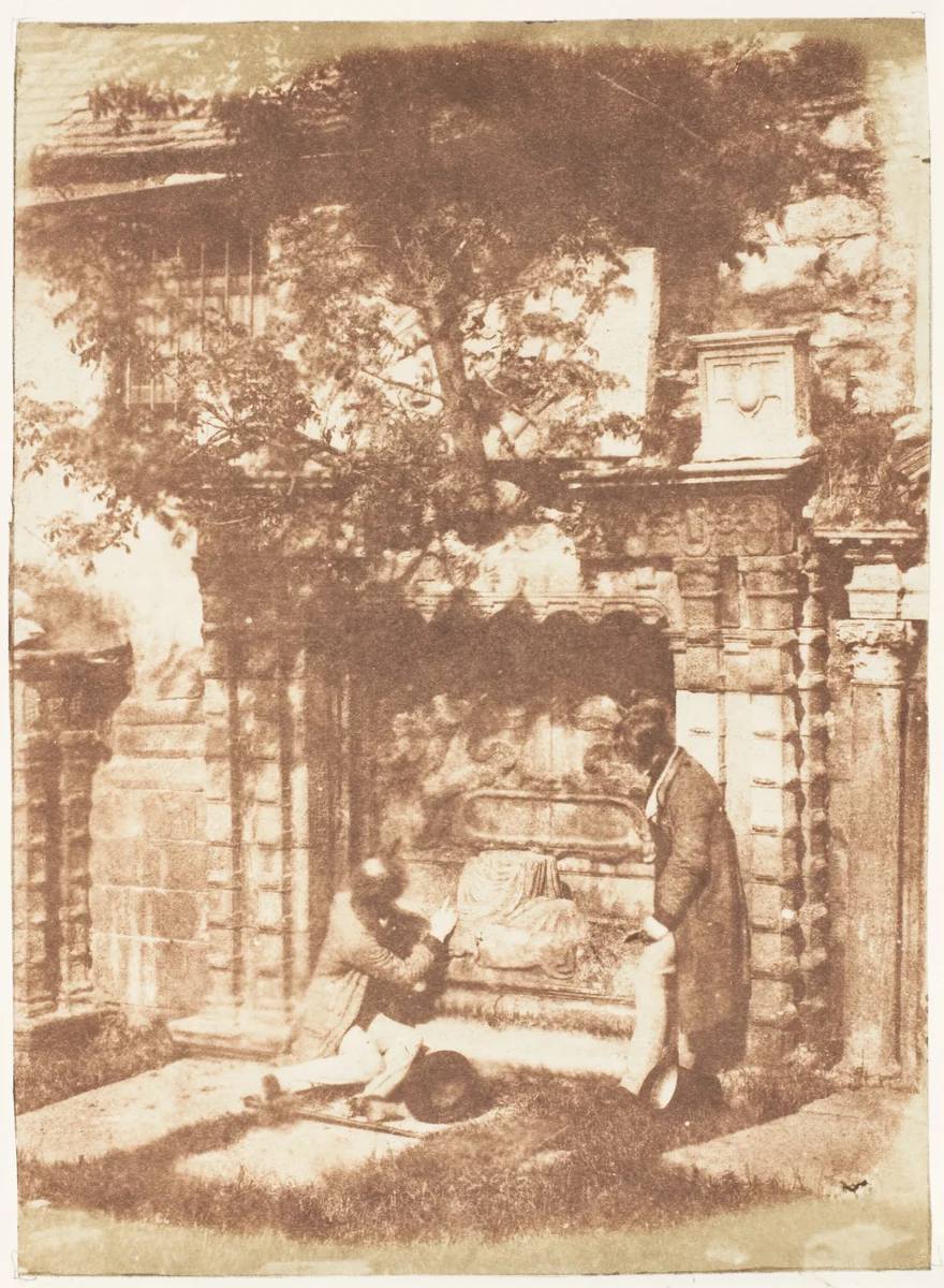 Edinburgh. Greyfriars' Churchyard by Hill and Adamson, photograph, 1843-1847