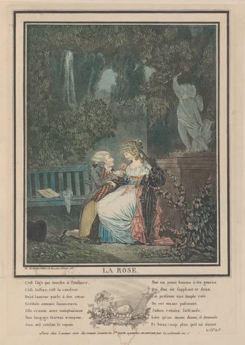 The Rose by Louis Philibert Debucourt, print, 1788