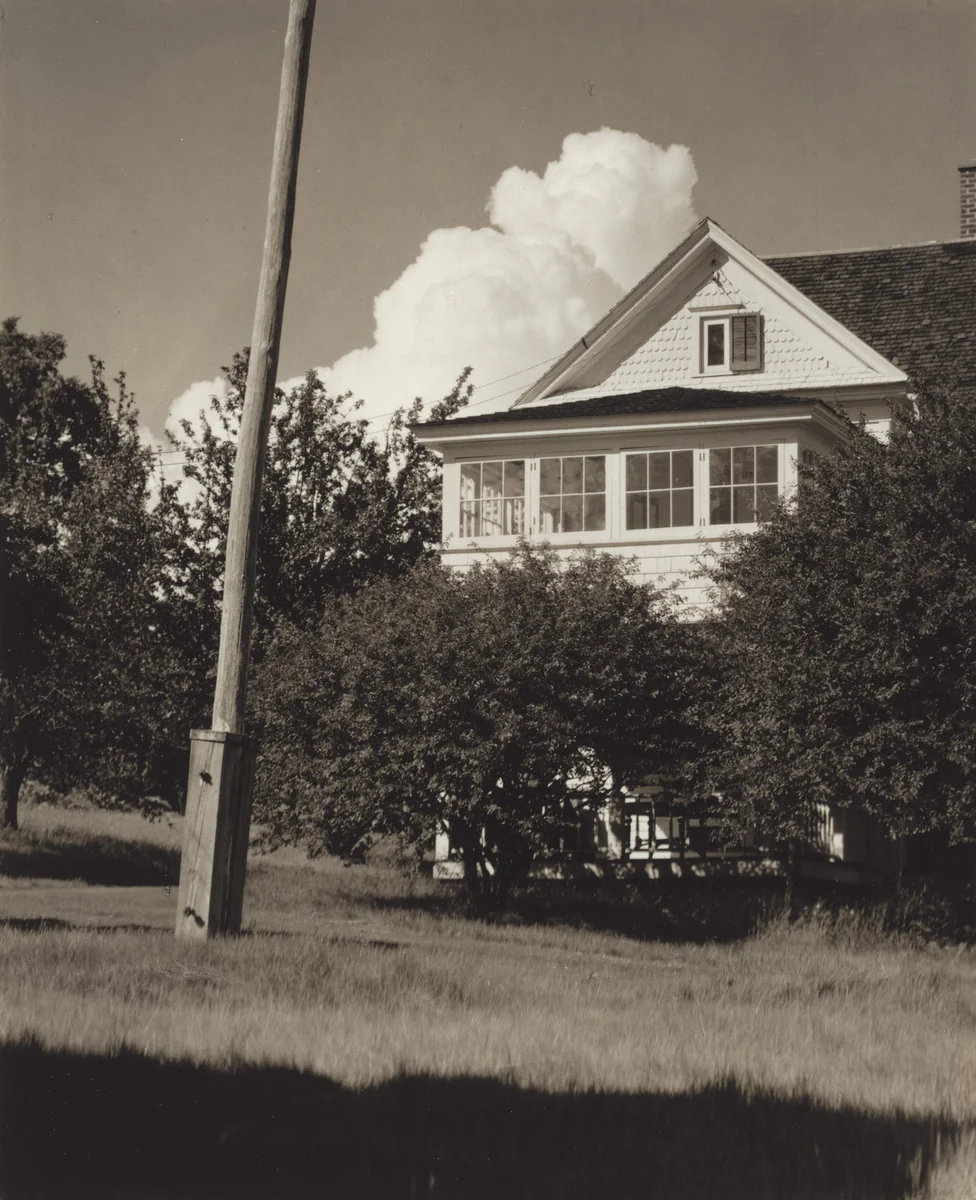 House, Lake George by Alfred Stieglitz, photograph, 1931