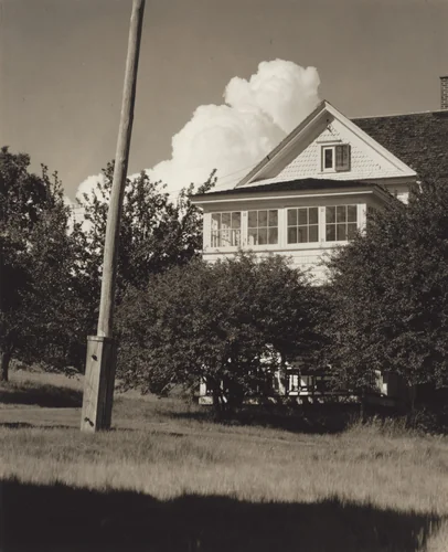 House, Lake George by Alfred Stieglitz, photograph, 1931
