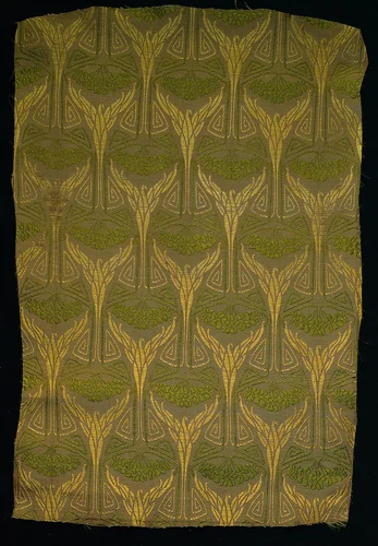 Silk Textile by Louis Majorelle, textile, 1900-1910