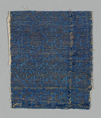 Fragment by China, textile, 1775-1800