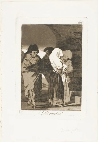 Poor Little Girls!, plate 22 from Los Caprichos by Francisco José de Goya, print, 1797-1799