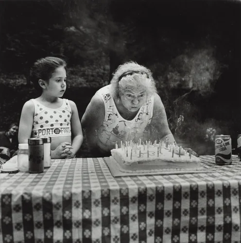 Jean Sabatine's Sixtieth Birthday, Martins Creek, Pennsylvania by Larry Fink, photograph, 1992