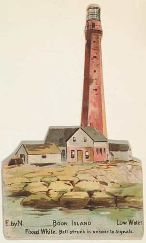 Boon Island, from the Lighthouses series (N119) issued by Duke Sons & Co. to promote Honest Long Cut Tobacco by W. Duke, Sons & Co., print, 1889