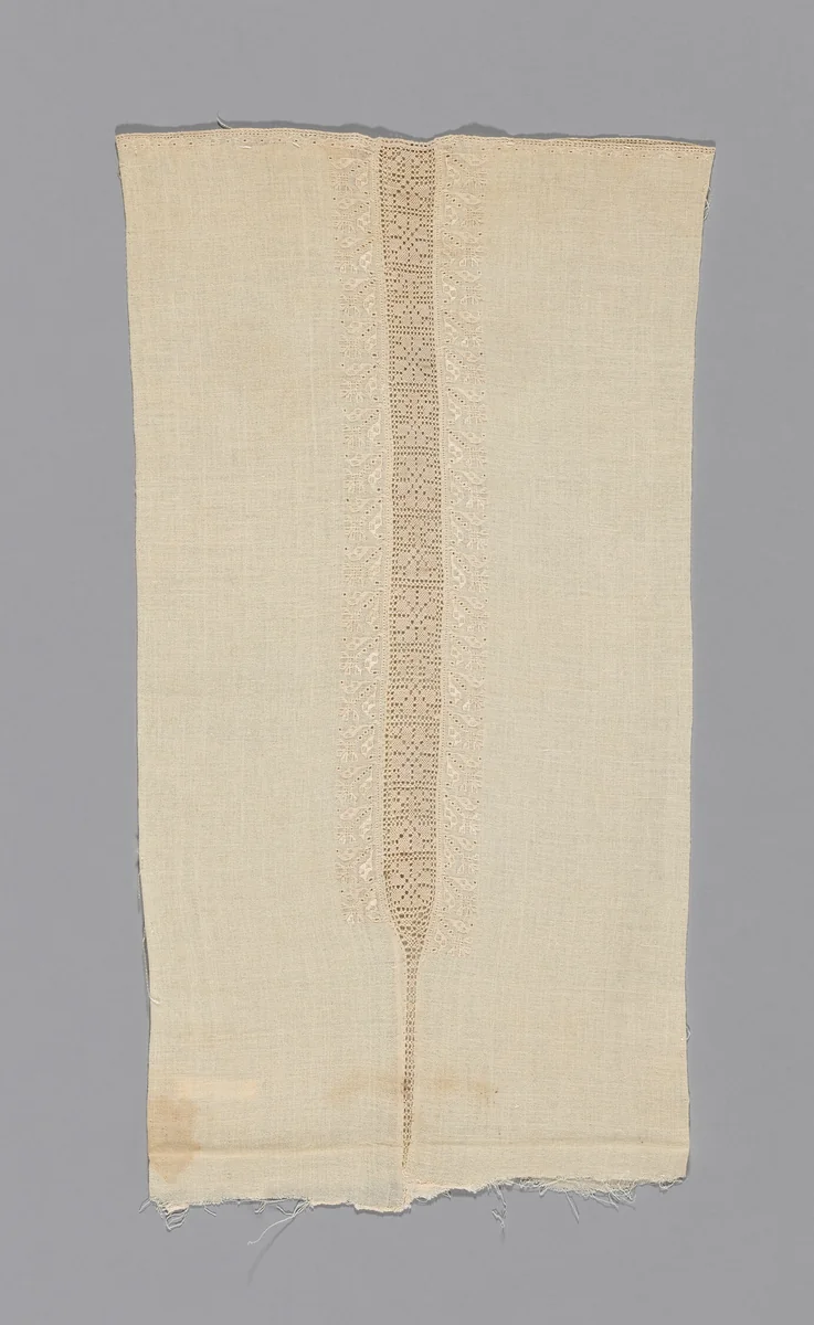 Neck Insert by Leukas, textile, 1701-1800