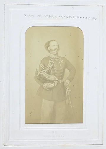 Victor Emmanuel by Artist Unknown, photograph, 1860-1869