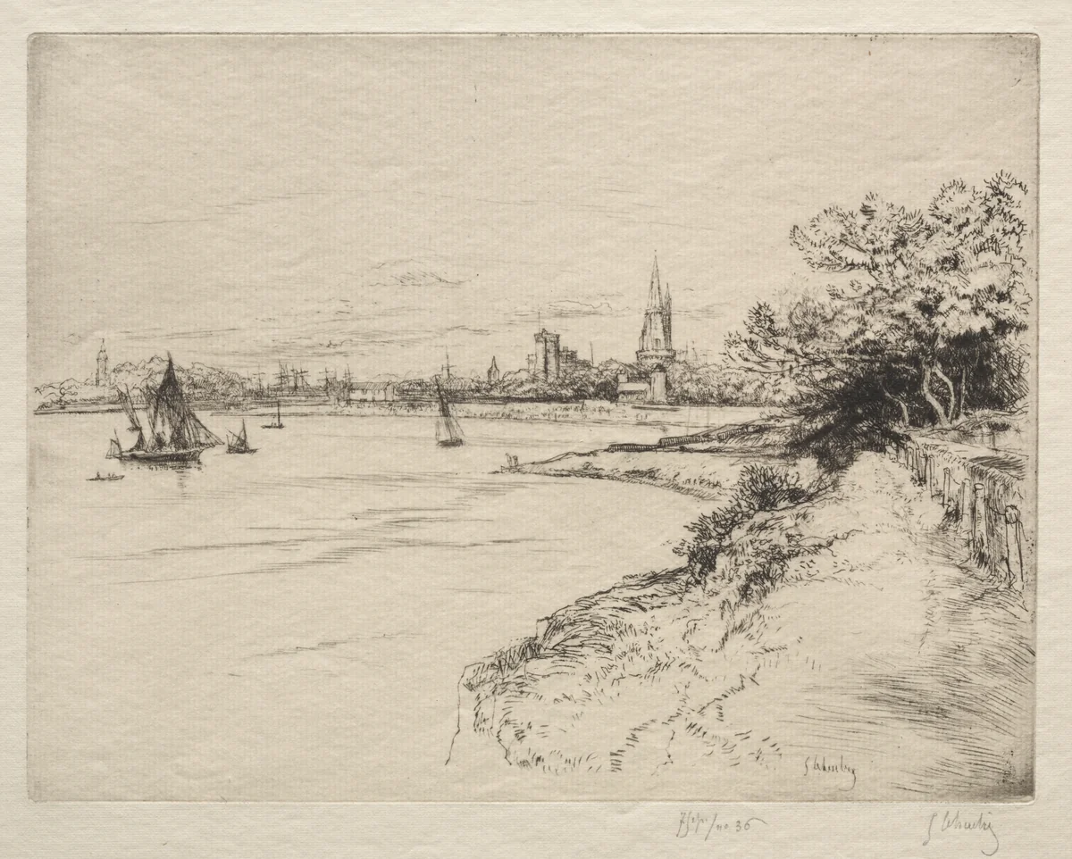 La Falaise d'Orbigny by Gustave Leheutre, print, 1917-1928