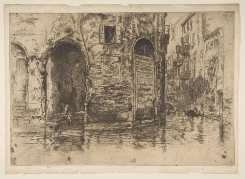Two Doorways by James McNeill Whistler, print, 1879-1880