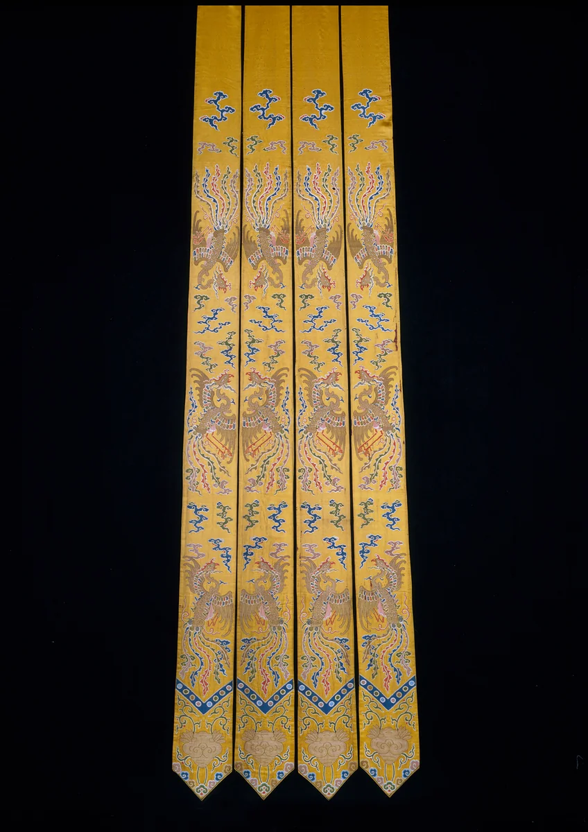 Pendents (For Bed Curtains) by Manchu China, textile, 1736-1795