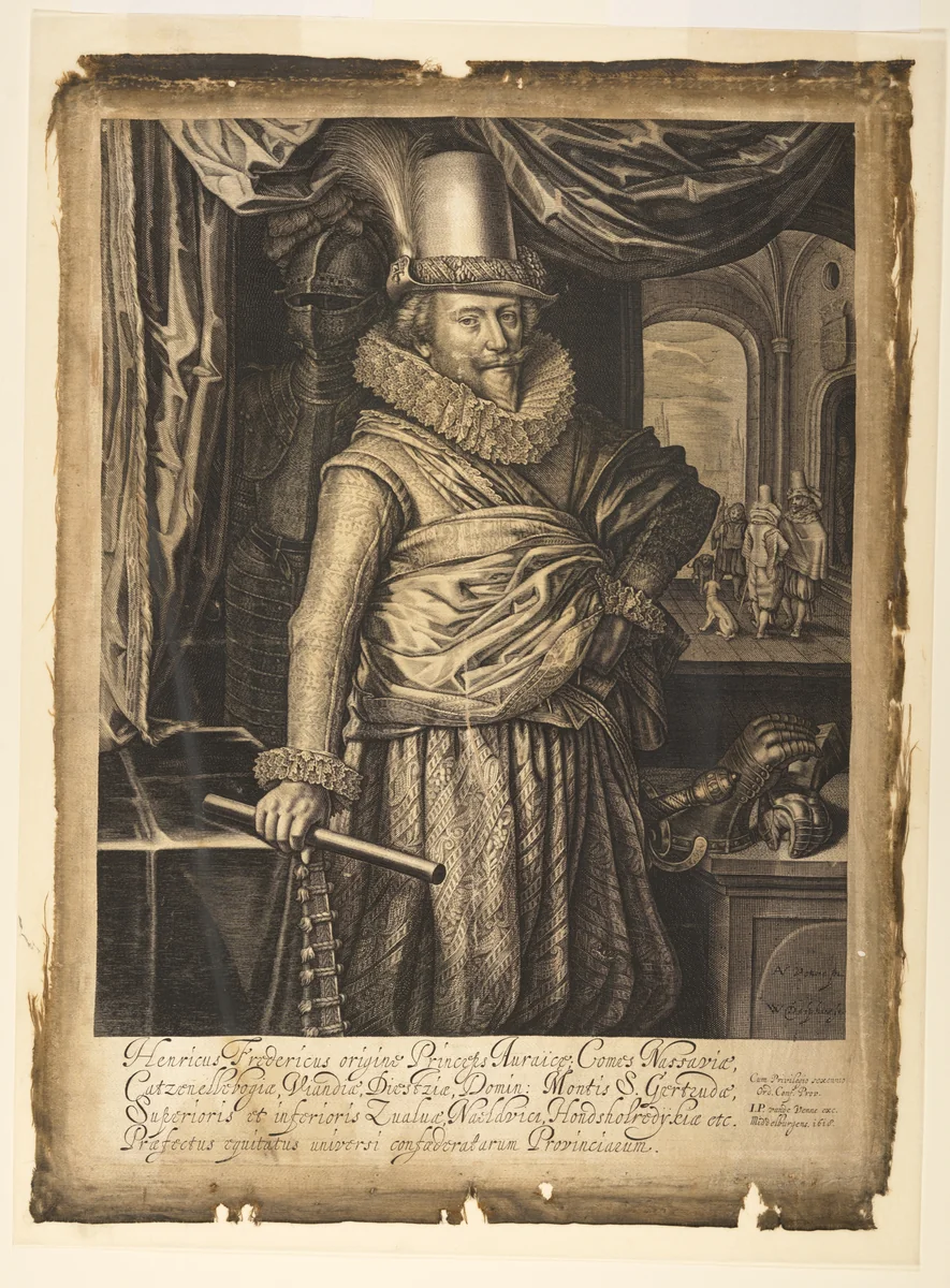 Frederik Hendrik, Prince of Orange-Nassau by Willem Jacobsz Delff, print, 1618