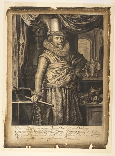 Frederik Hendrik, Prince of Orange-Nassau by Willem Jacobsz Delff, print, 1618