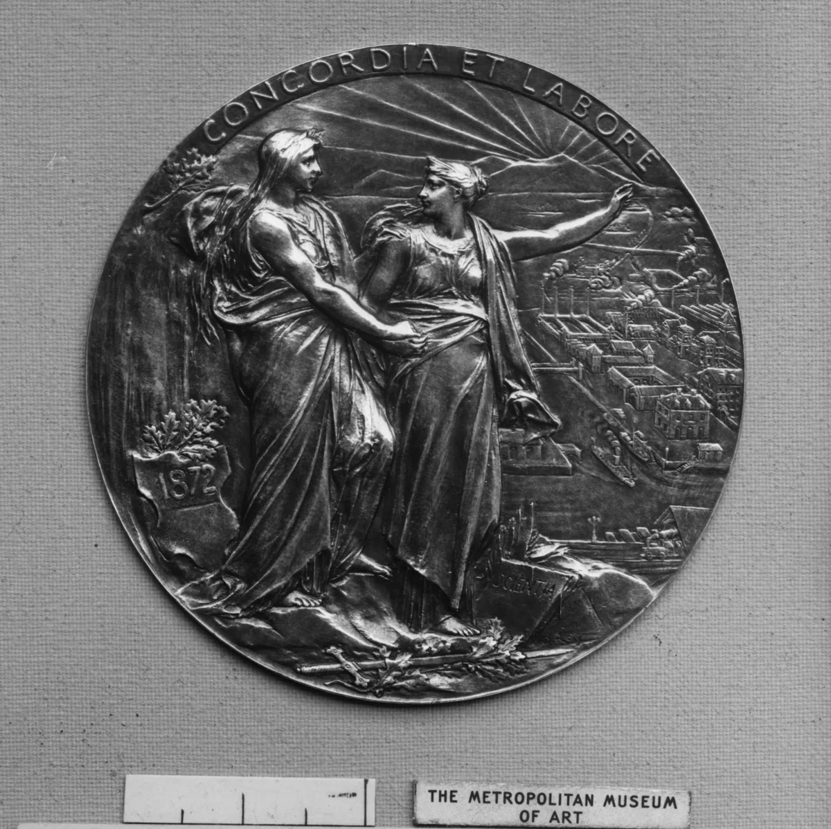 Association Francaise Pour L'Avancement des Sciences, 1890 by Louis-Oscar Roty, metalwork, 1890