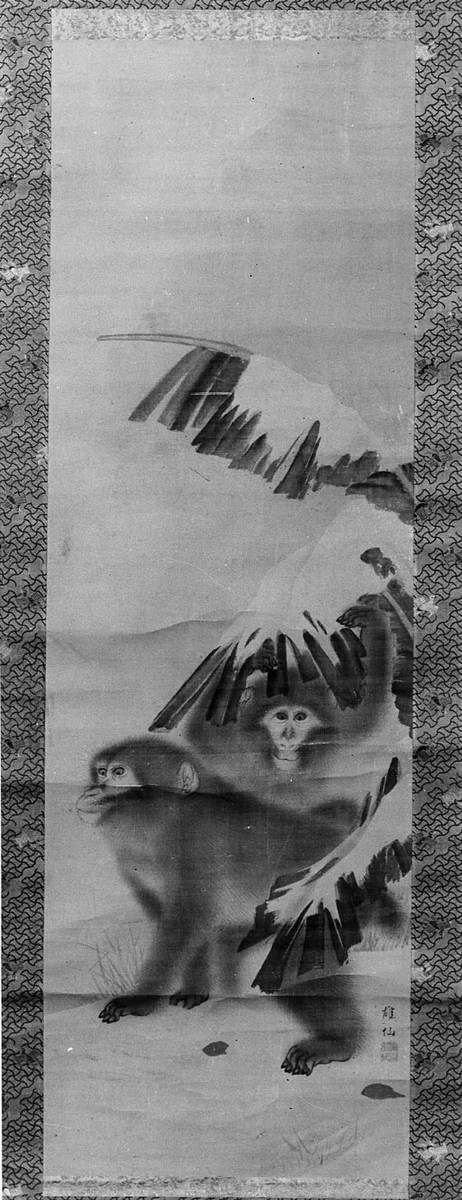 Monkeys by Mori Yūsen, painting, 1800-1833