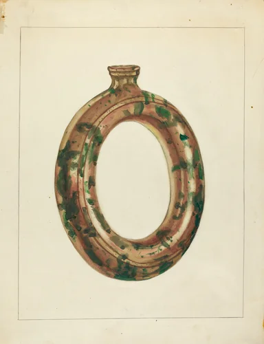 Ring Bottle by Jessica Price, index of american design, 1940