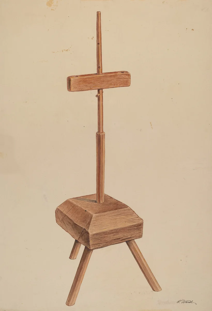 Candle Stand by Paul Ward, index of american design, 1938