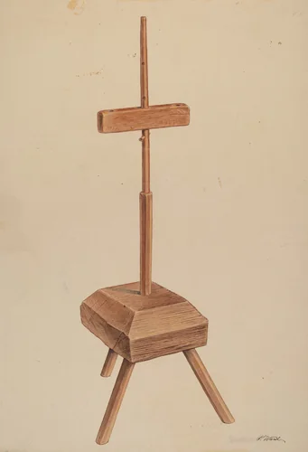 Candle Stand by Paul Ward, index of american design, 1938