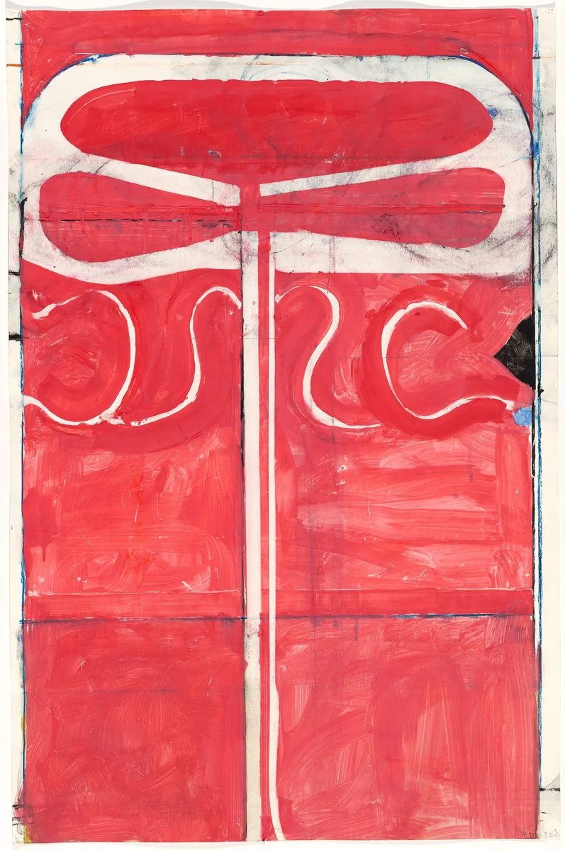 Untitled (from Club/Spade Group 1981-82) by Richard Diebenkorn, drawing, 1982