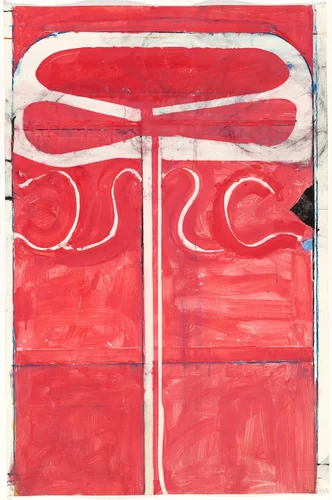 Untitled (from Club/Spade Group 1981-82) by Richard Diebenkorn, drawing, 1982