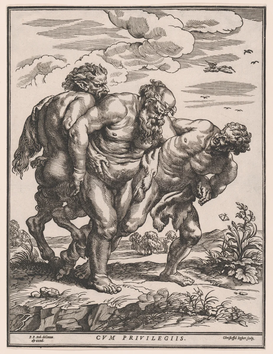 The March of Silenus by Christoffel Jegher, print, 1647-1657