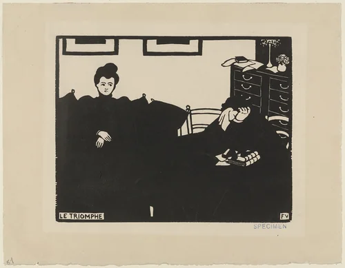 Triumph (Le Triomphe) from Intimacies (Intimités) by Félix Vallotton, print, 1897