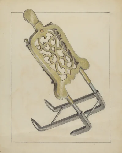 Plate Warmer by Suzanne Roy, index of american design, 1936