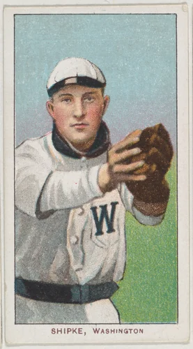 Shipke, Washington, American League, from the White Border series (T206) for the American Tobacco Company by American Tobacco Company, print, 1909-1911