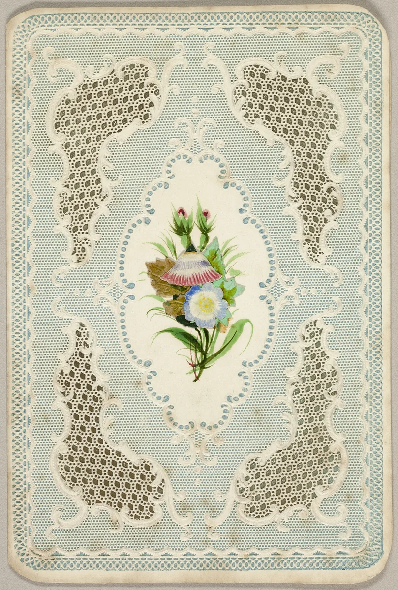 Untitled Valentine (Flowers) by Unknown Artist, other, 1840-1850