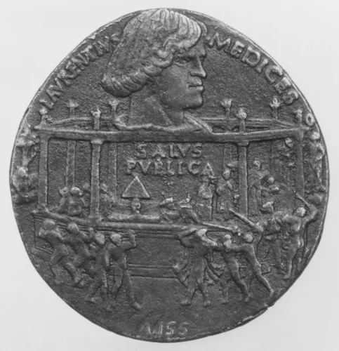 To Commemorate the Pazzi Conspiracy, 1478 by Bertoldo di Giovanni, metalwork, 1478