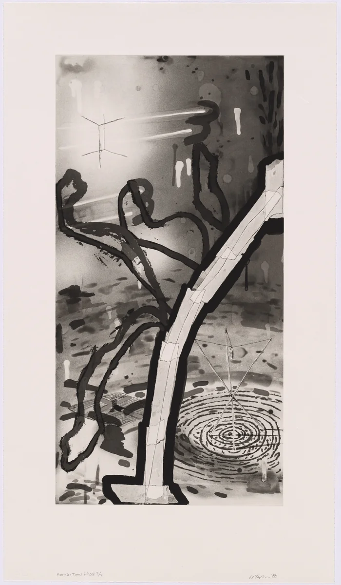 Untitled (Large Tape) by Al Taylor, print, 1988