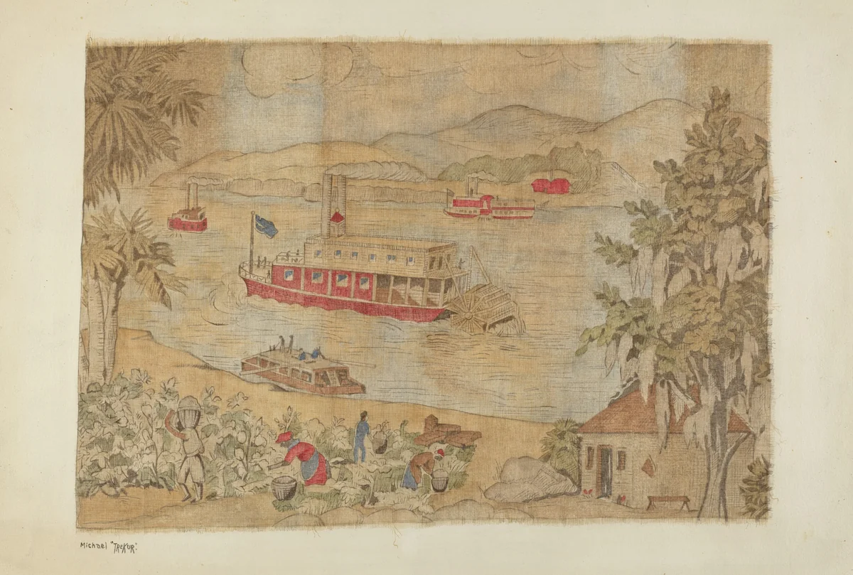 Printed Cotton by Michael Trekur, index of american design, 1939