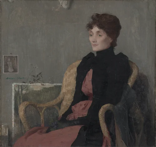 Portrait of a Woman by Edmond François Aman-Jean, painting, 1886-1896
