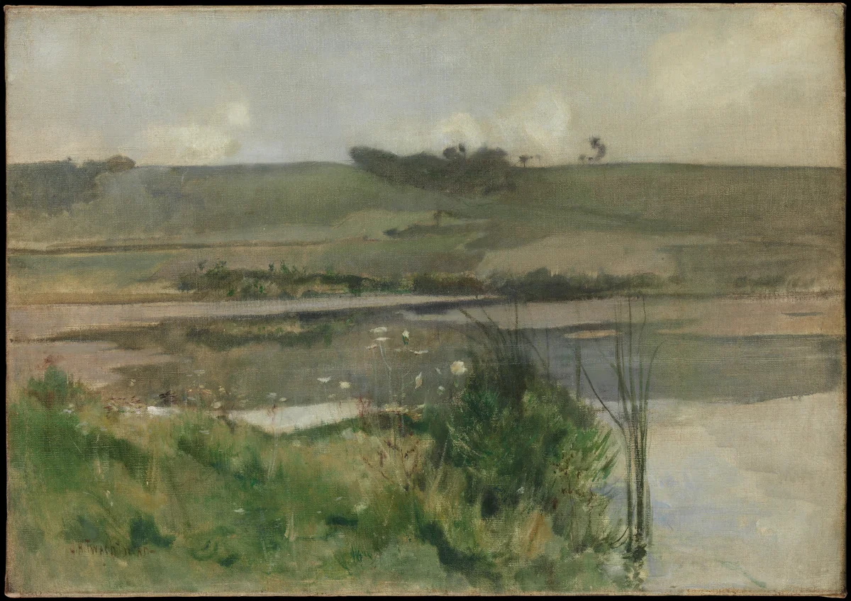 Arques-la-Bataille by John Henry Twachtman, artwork, 1881-1887
