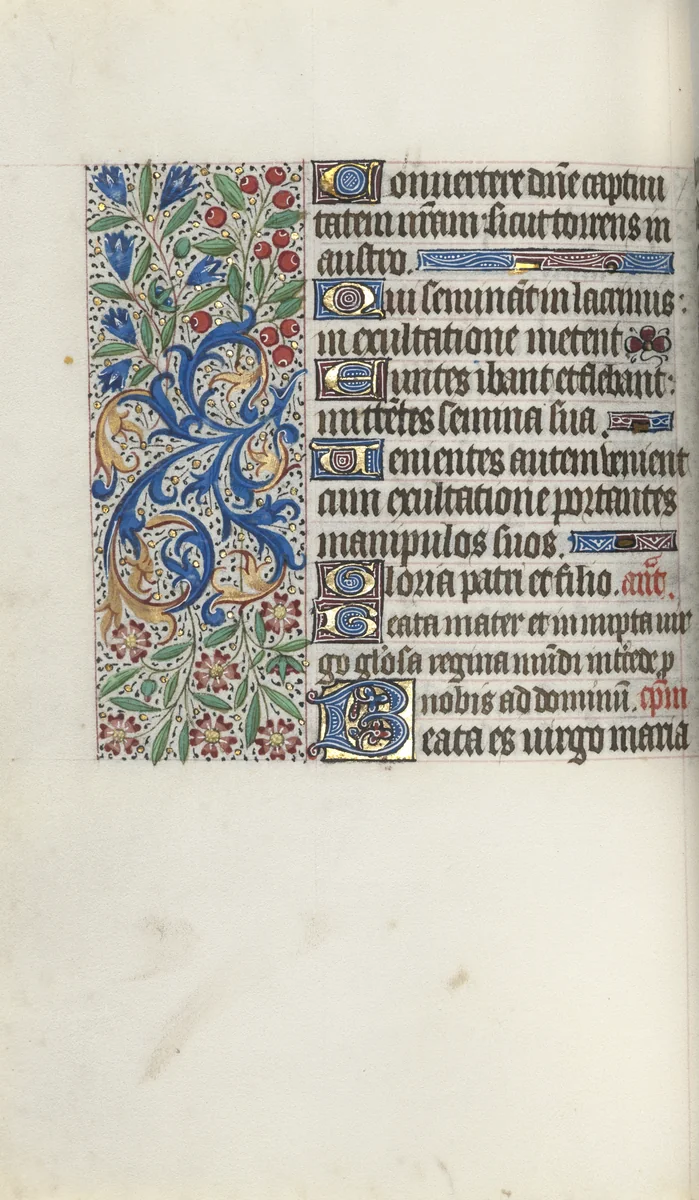 Book of Hours (Use of Rouen): fol. 72v by Master of the Geneva Latini, book, 1465-1475