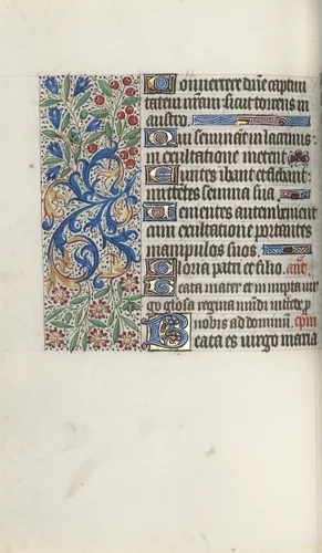 Book of Hours (Use of Rouen): fol. 72v by Master of the Geneva Latini, book, 1465-1475