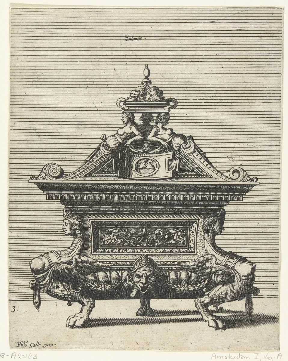 Salinium by Johannes of Lucas van Doetechum, print, 1558-1563
