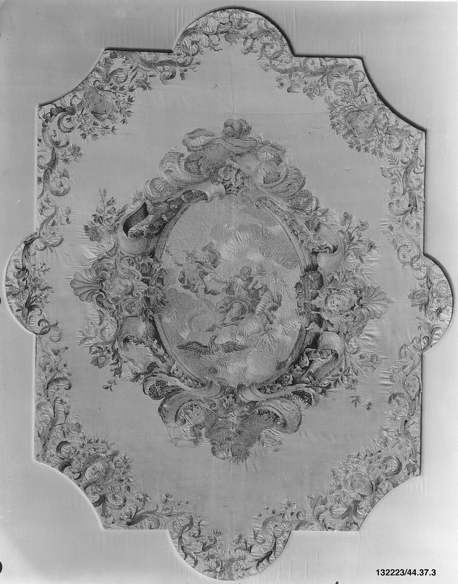 Upholstery panel by Daniel Marot, textile, 1700-1715