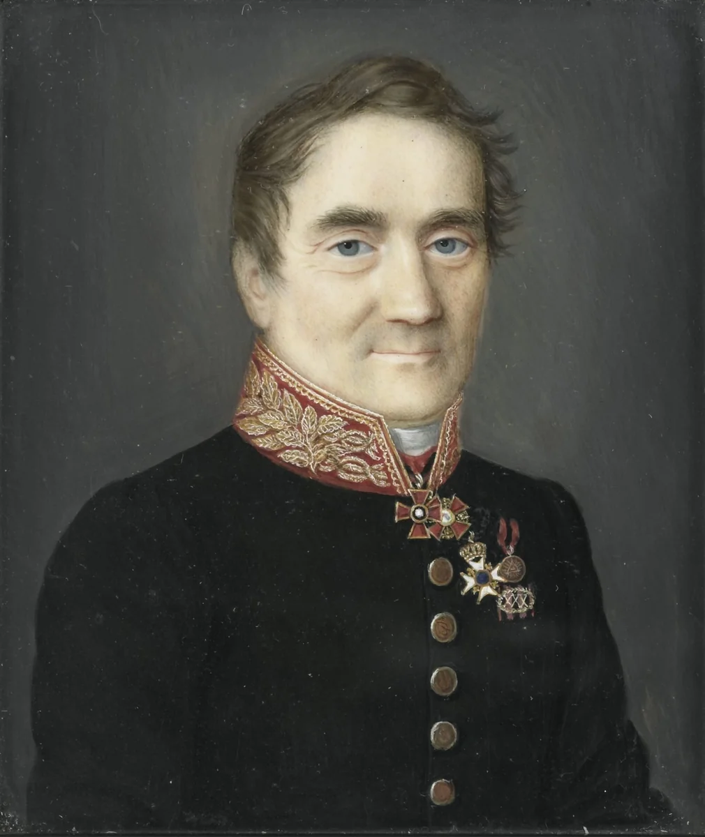J C de Brunett. Consul-generaal van Rusland te Amsterdam by anonymous, painting, 1850