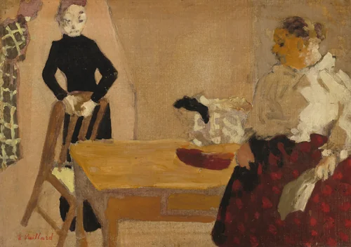 The Conversation by Edouard Vuillard, painting, 1891